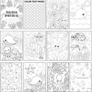 Ocean Fun Coloring Book