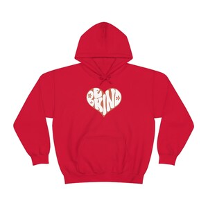 Be Kind Heart Unisex Heavy Blend Hooded Sweatshirt, Gifts For Her Him, Inspirational Hoodie, Be Kind Hoodies Sweatshirts, Valentines Gifts