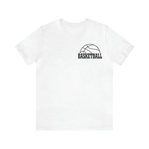 Basketball Unisex Jersey Short Sleeve Tee, Basketball Shirts Tshirts For Him Her