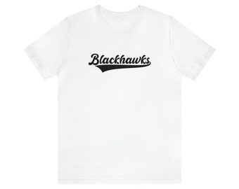 Blackhawks Unisex Jersey Short Sleeve Tee, Hockey Shirts Tshirts For Him For Her, Hockey Gifts, Hockey Sports Shirts, Chicago Fans