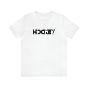Hockeyy Unisex Jersey Short Sleeve Tee, Hockey Shirts Tshirts For Him For Her, Hockey Gifts, Hockey Sports Shirts, Hockey Fan Shirts