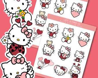 hello kitty sticker etsy