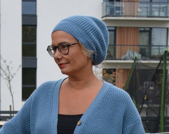 Handmade 100% Alpaca Beanie: Unisex Winter Hat