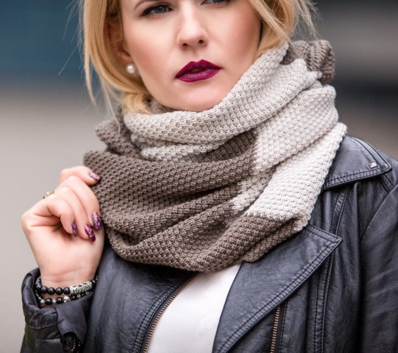 Large oversize wool scarf, anthracite dark gray wool women's scarf, lightweight merino wool women's scarf, lightweight cashmere scarf image 5