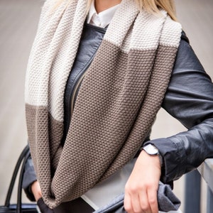 Large oversize wool scarf, anthracite dark gray wool women's scarf, lightweight merino wool women's scarf, lightweight cashmere scarf image 6