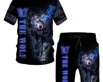 Camisa lobo camiseta camisa top camisa tela calidad camiseta regalo camiseta