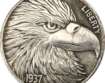 Moneda metálica Eagle, nueva moneda de regalo, monedas metálicas