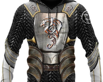 Sudadera con capucha Knight top winter cloth quality gift hoodie hooded