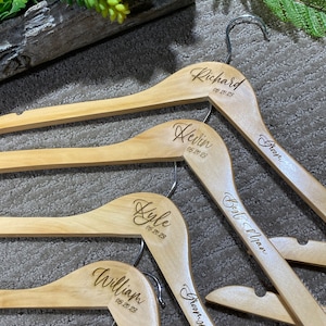 Custom Wedding Hangers, Wedding Party Hangers, Dress Hanger