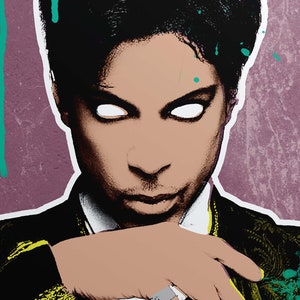 Pop art Prince Portrait