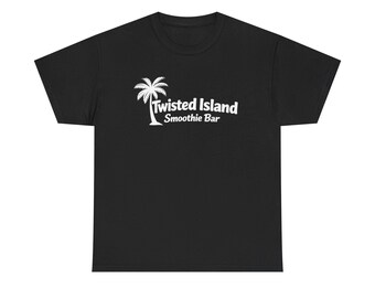 Twisted Island Smoothie Bar Tee | Tropical coconut smoothie retro logo
