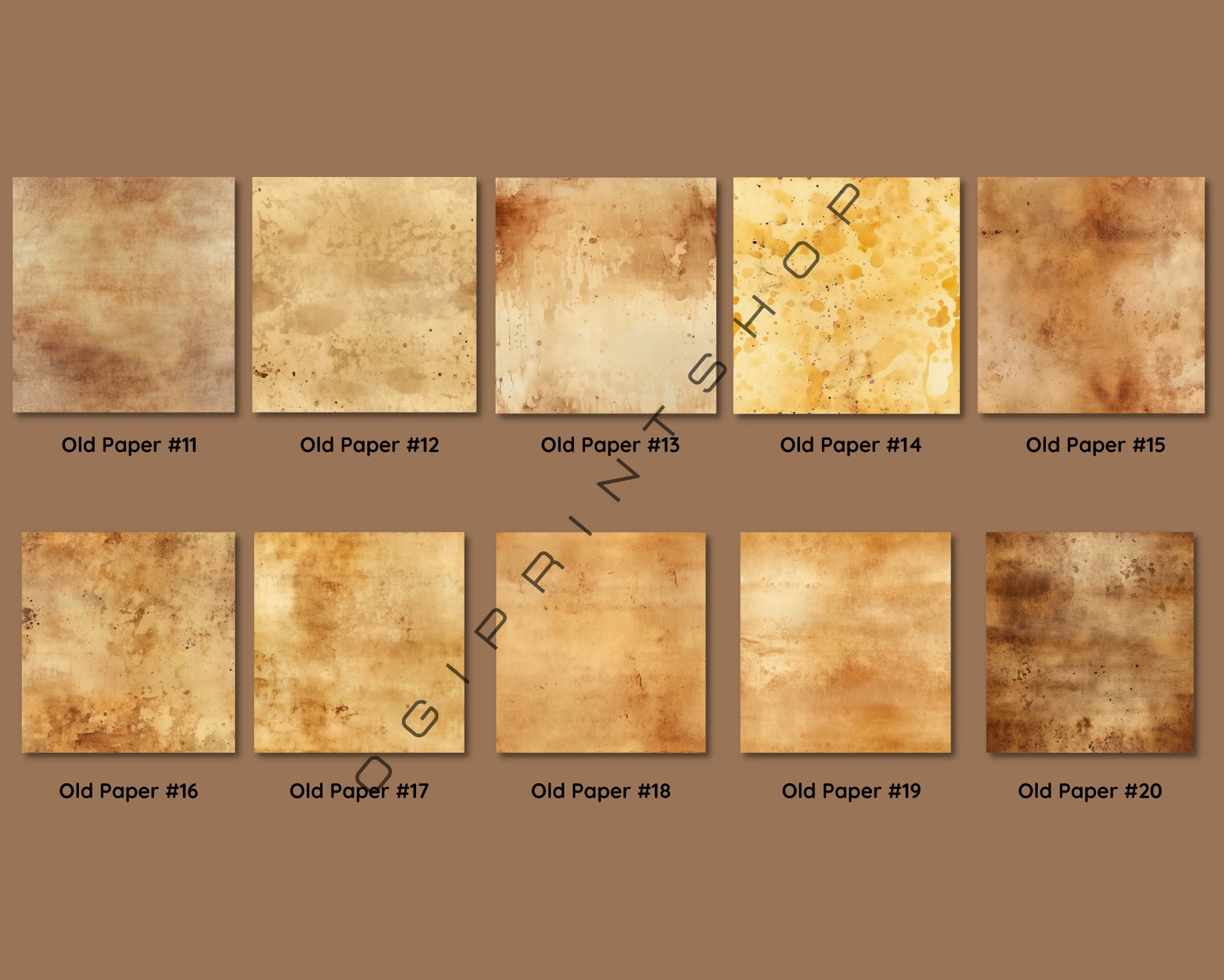 Title Texture Old 40 Old Paper Seamless Textures for Commercial Use, High-quality ...