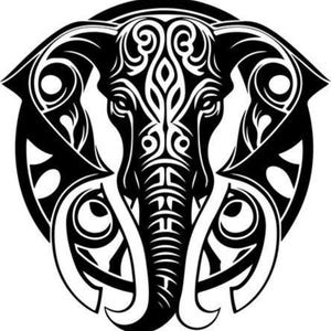 Elephant, Ancient Egypt dxf,cdr,jpeg,png,pdf Animals cut file for laser, for Cricut, metal, wood art engraved Silhouette