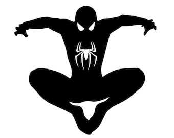 Spider-Man Vector Art Illustration, Laser Cut File (Digital Download)