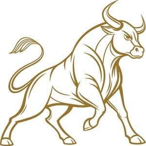 Wütend Stier Bunt SVG Clipart, für Geschenk T-Shirt Design Vektor Bild, Wanddekor, für Laser-Schnitt cdr dxf pdf png Digital, für Cricut