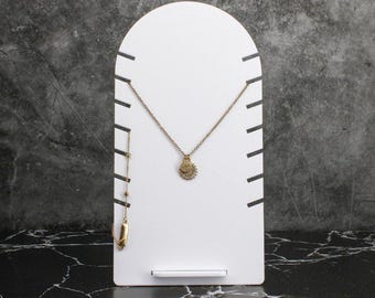 Laser Cut Freestanding Necklace Display Stand Jewelry Display Holder CDR format