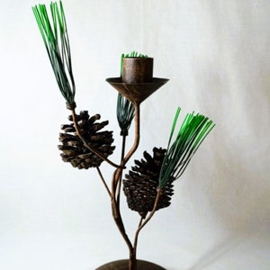 Pinecone Candlestick 