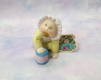 Vintage 1984 Cabbage Patch Kids Ceramic Figurine with Tag