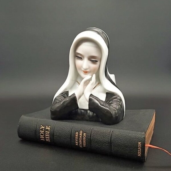 Black Lady Head Vase Etsy