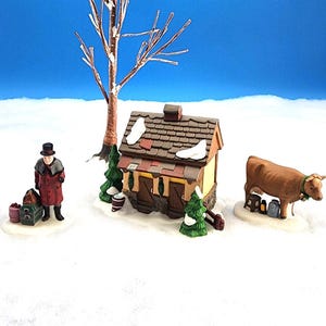 Department 56 Accessories/Figurine Lot of 3 Odds and - Replacement Village Pieces