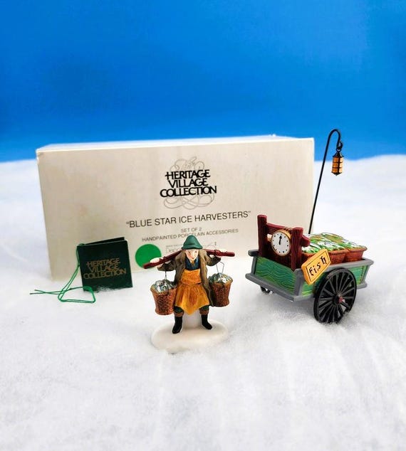 dept.56 accessories fish Department 56 Chelsea Market Fish Monger & Cart