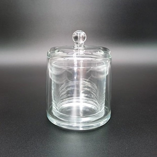 Deluxe Metro Glass Dome Cloche, Glass Butter Dish, Candle Holder, Home Decor