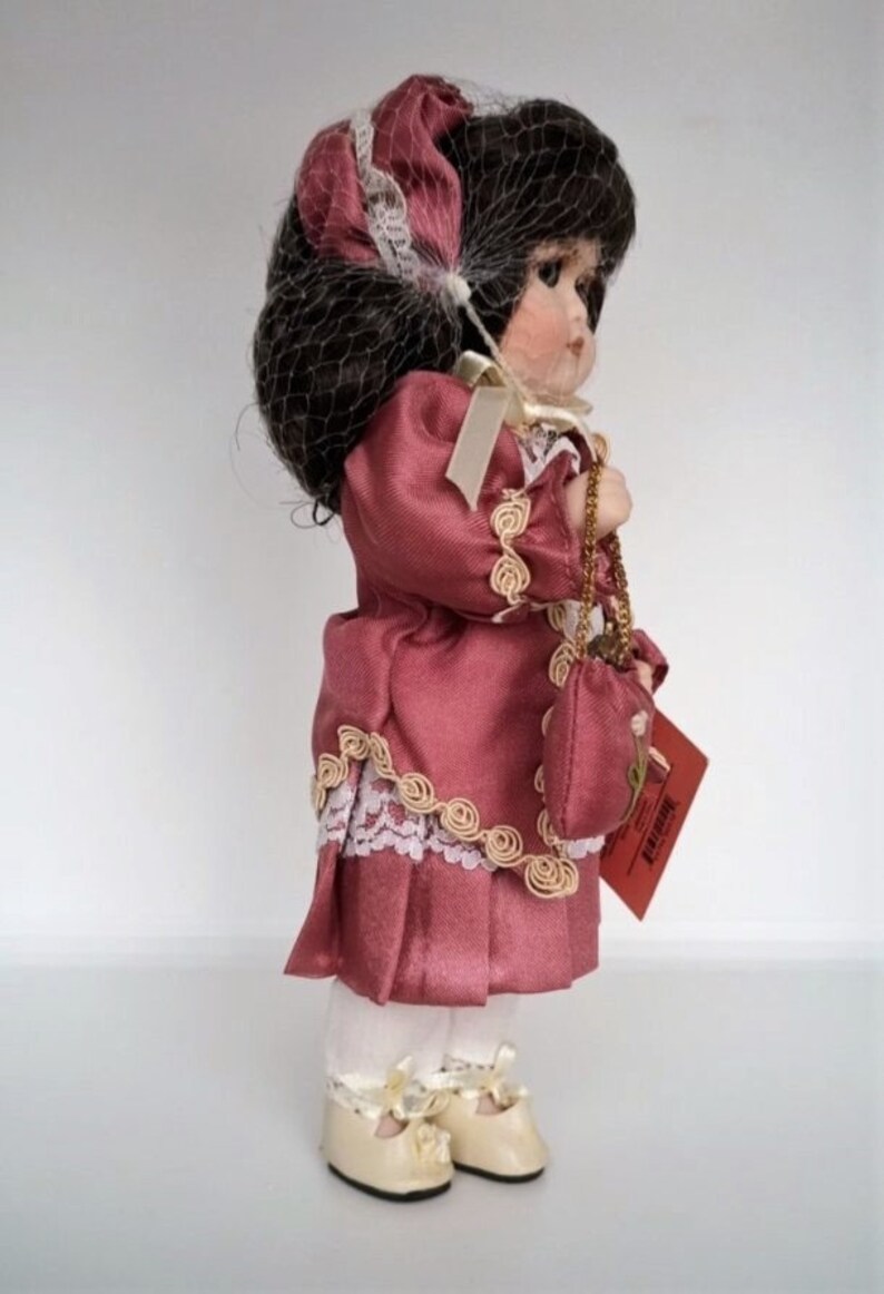 Showstoppers trudy Traveler Porcelain Trunk Doll Etsy