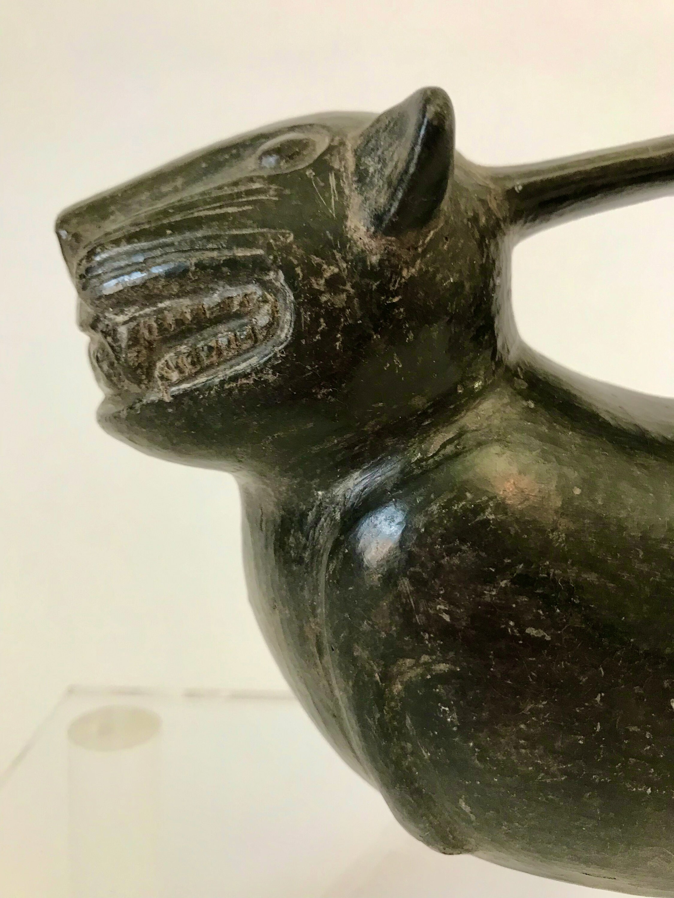 Ancient Chimu Blackware Pottery Vessel Peru - Etsy
