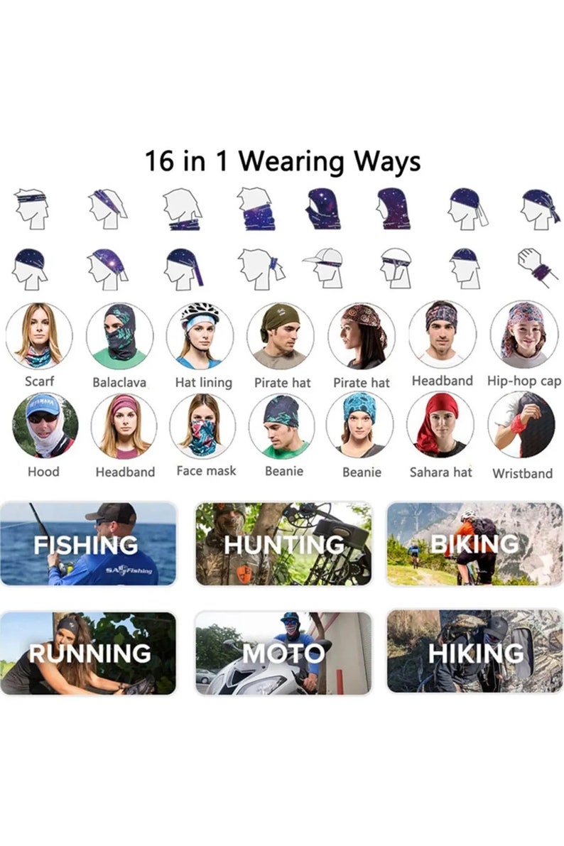 2024 Solar Eclipse Black Headband Solar Eclipse Tubular Bandana April