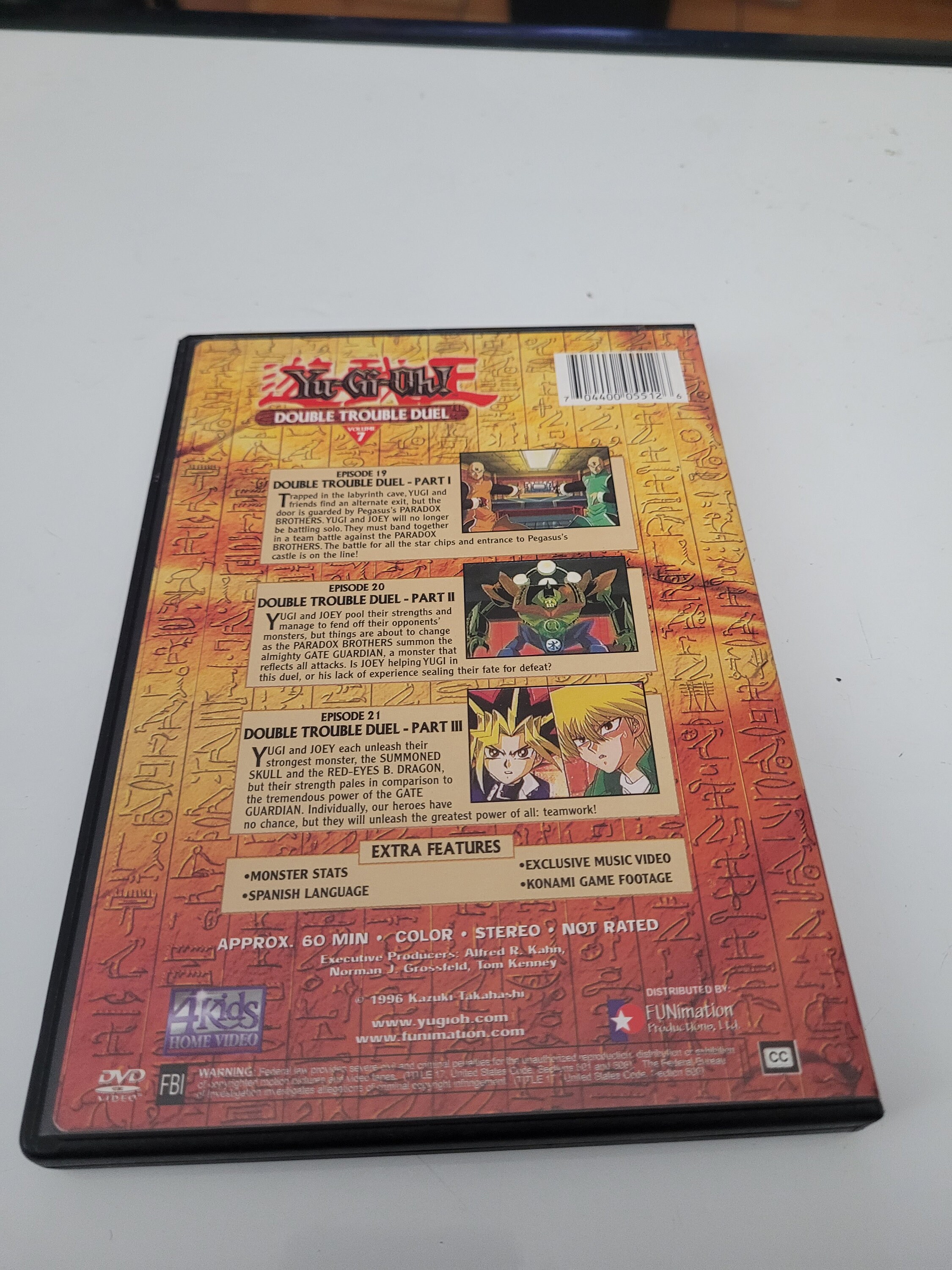 Dvd Yu-gi-oh Double Trouble Duel - Etsy