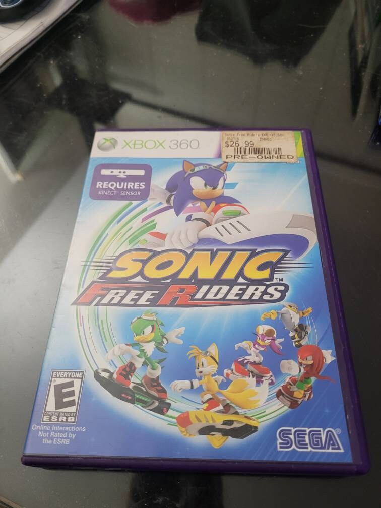 Sonic Free Riders by SEGA FOR KINECT Video Game Microsoft XBOX 360 LOW PRICE