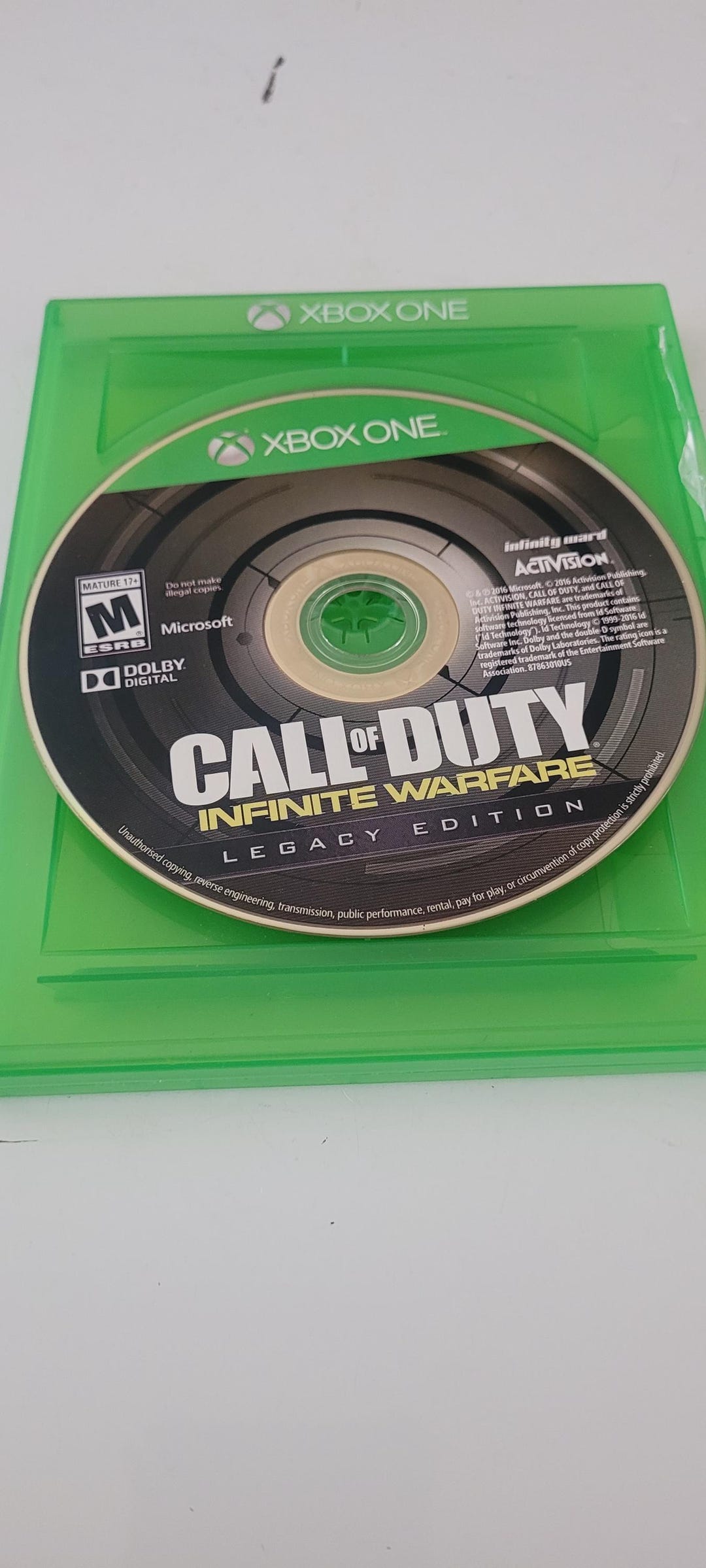 Xbox One Call of Duty Infinite Warfare Legacy Edition - Etsy