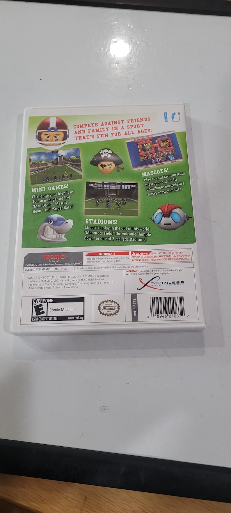 Family Fun Football for Wii - Etsy