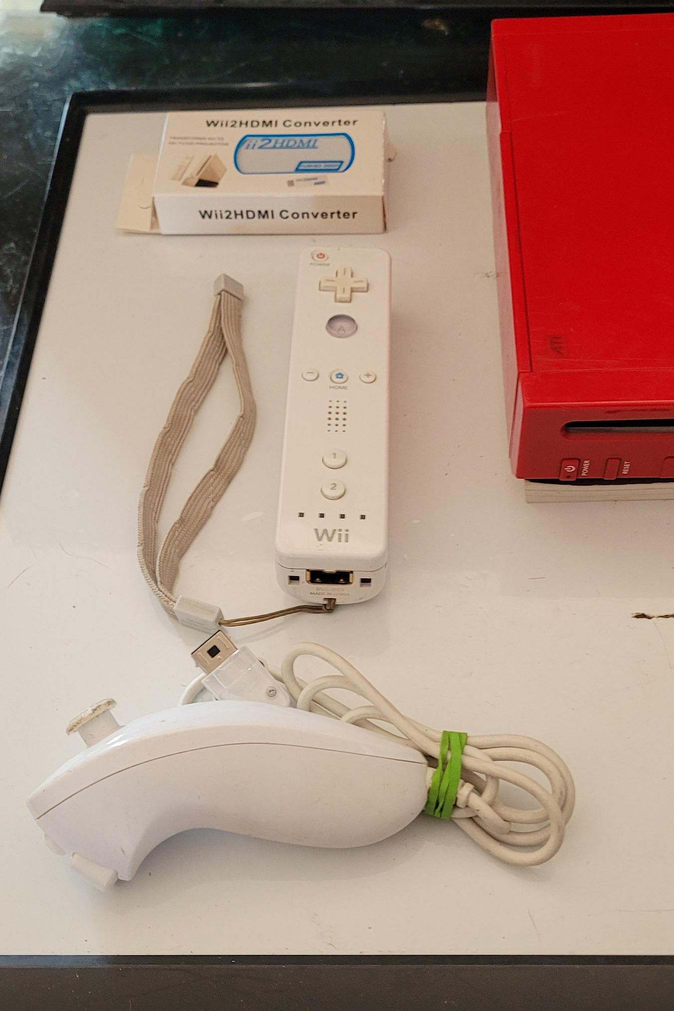 Wii Console Red Edition Set Up - Etsy