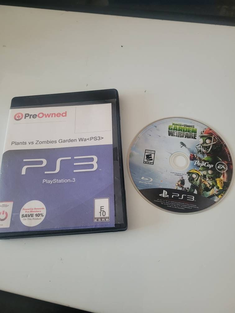 PS3 Game Plants vs zombies, Garden Warfare PlayStation 3 Pop Cap