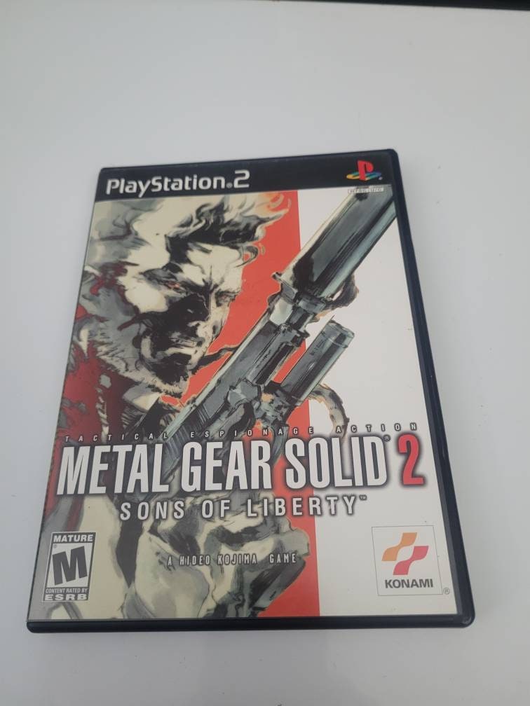 Metal Gear Solid 2 Sons of Liberty Custom Made Steelbook Case 