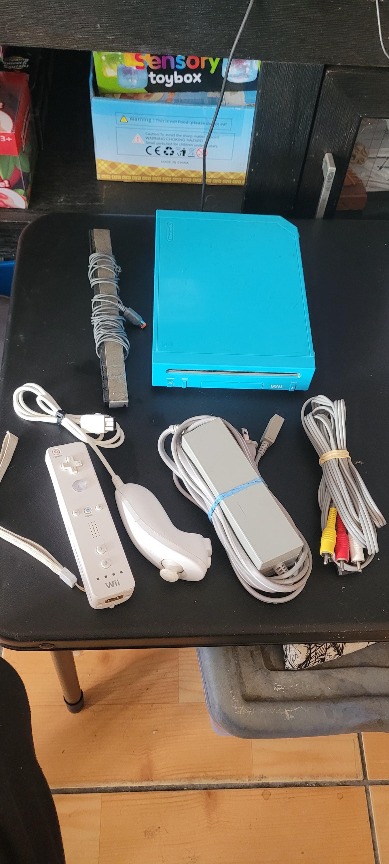 Wii Console Blue Rare - Etsy