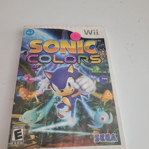 Sonic Colors Nintendo Wii New and Sealed Sonic the Hedgehog Sealed Game