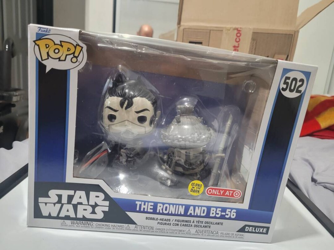 Funko Pop! Deluxe – Ronin Y B5-56 De Star Wars: Visions – Edición Fosforescente