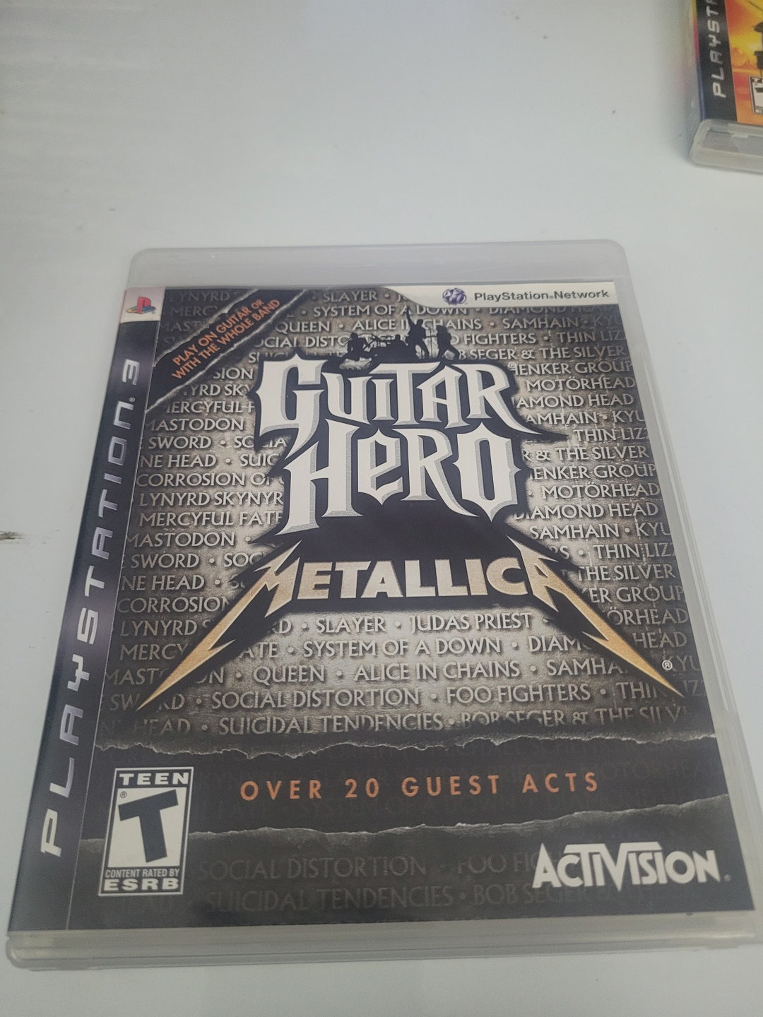 Playstation 3 Guitar Hero Metallica Etsy