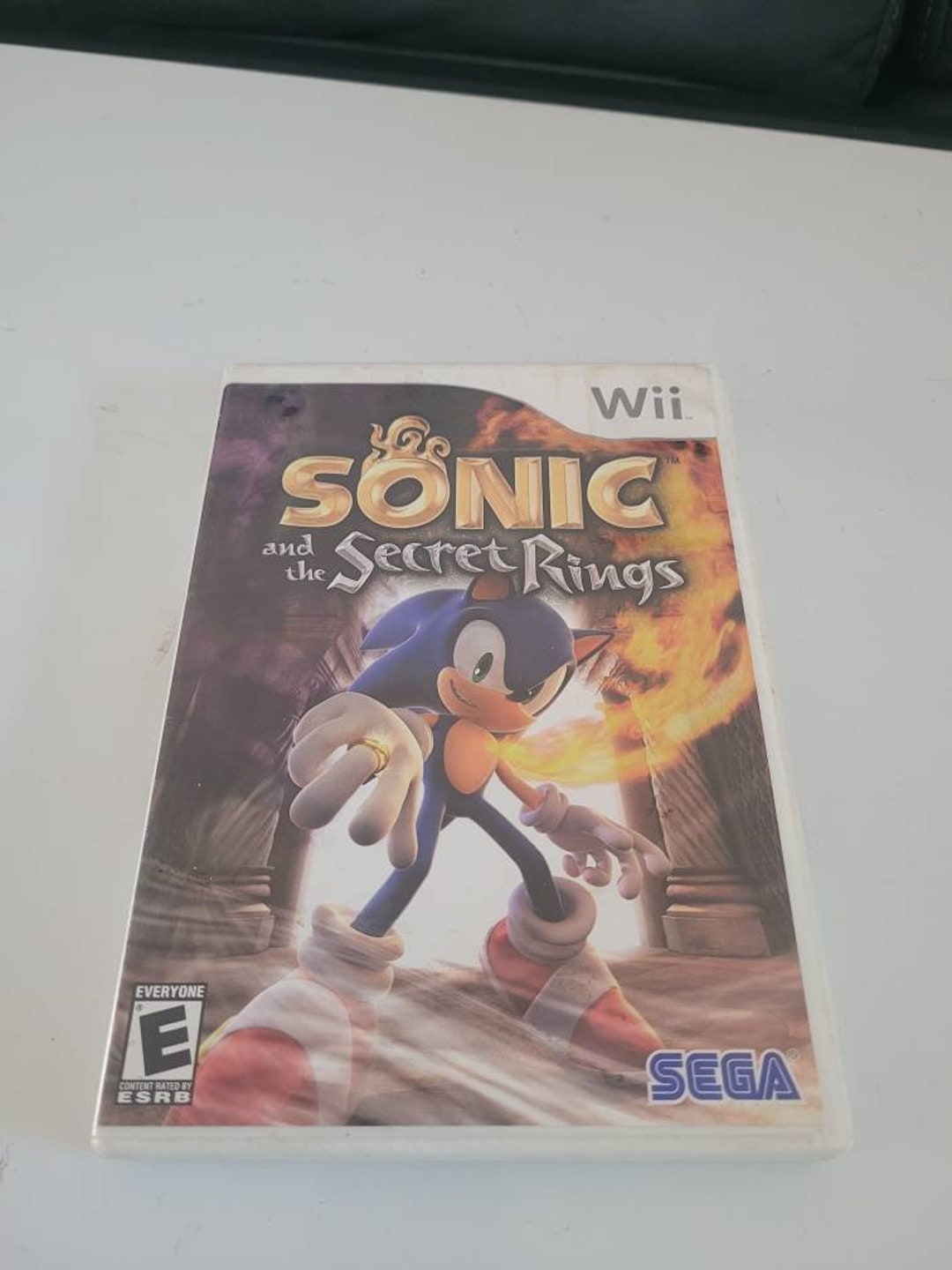 Sonic and the Secret Rings Wii Box Art Cover by jevangod