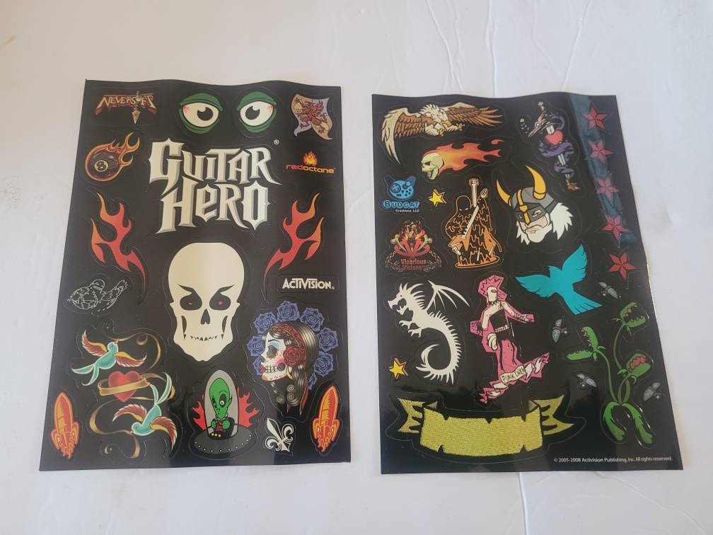 Guitar Hero Stickers for Sale