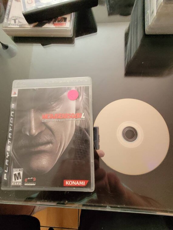 Playstation 3 Metal Gear Solid 4 Guns of the Patriot - Etsy
