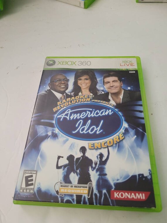 Xbox 360 American Idol Karaoke Revolution Encore - Etsy