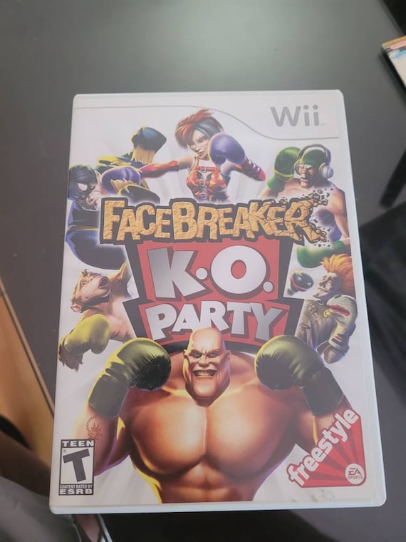 Wii Face Breakers K.o. Party - Etsy