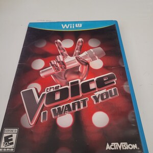 Wii u the voice I want you