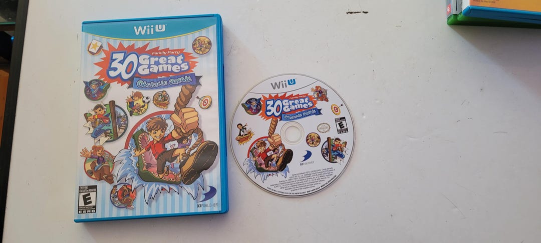 Wii U Family Party 30 Great Games Obstacle Arcade - Etsy