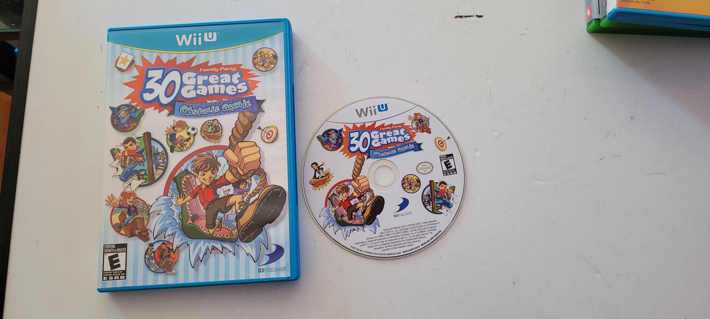 Wii U Family Party 30 Great Games Obstacle Arcade - Etsy