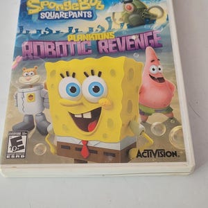 Wii SpongeBob SquarePants planktons robotic revenge