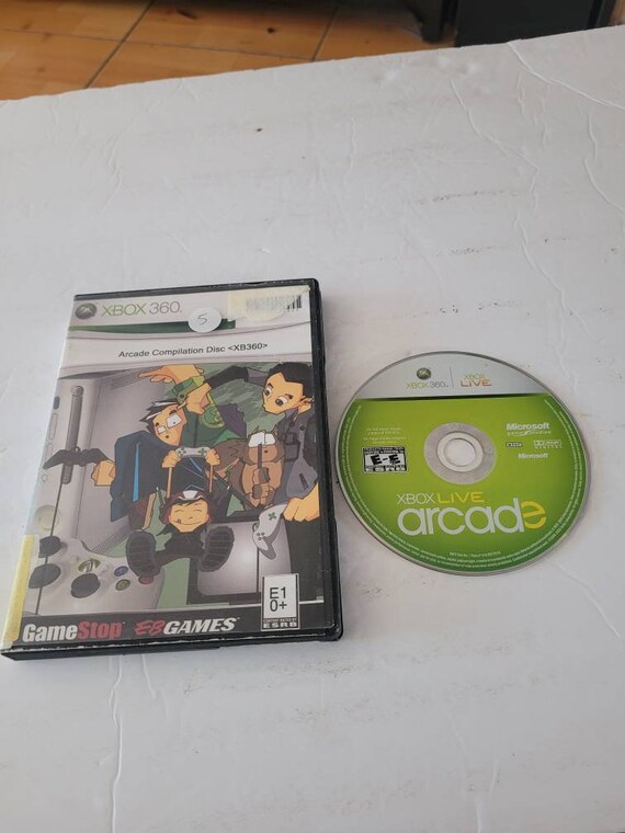 Xbox 360 Live Arcade CD Disk